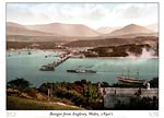Bangor from Anglesey, Wales