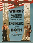 Soldier or mechanic - enlist in the engineers and be both WWI Po