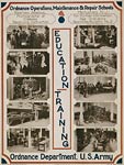 Education - training Ordnance operations US Army WWI Poster