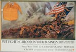 Put fighting blood in your business World War I Poster