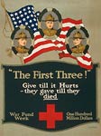 Hay, Enright, and Gresham American Flag WWI Poster
