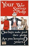 Your war savings - World War I Poster