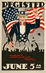 Uncle Sam with quill pen - WWI Recruitment Poster