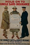 Uncle Sam's insurancen World War 1 Poster