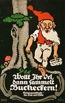 For oil collect beech nut seeds German WWI Poster
