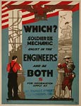 Soldier or mechanic ENLIST American WWI Poster