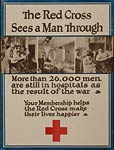 Red Cross American World War Poster