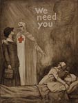 We need you - attending wounded soldier poster