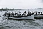 Before boat race Columbian Naval Review April 1893 Regattas
